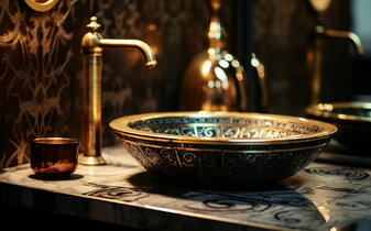Kúpeľňa inšpirovaná Marokom