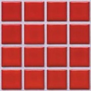 Mozaika 30x30 červená 0,45 m2